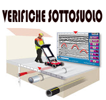 ricerche nel sottosuolo e mappature servizi